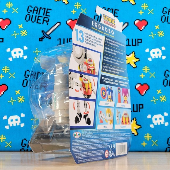 Jakks Pacific Sonic the Hedgehog 4" EGGROBO with BLASTER Sega Collectible New - Picture 5 of 12